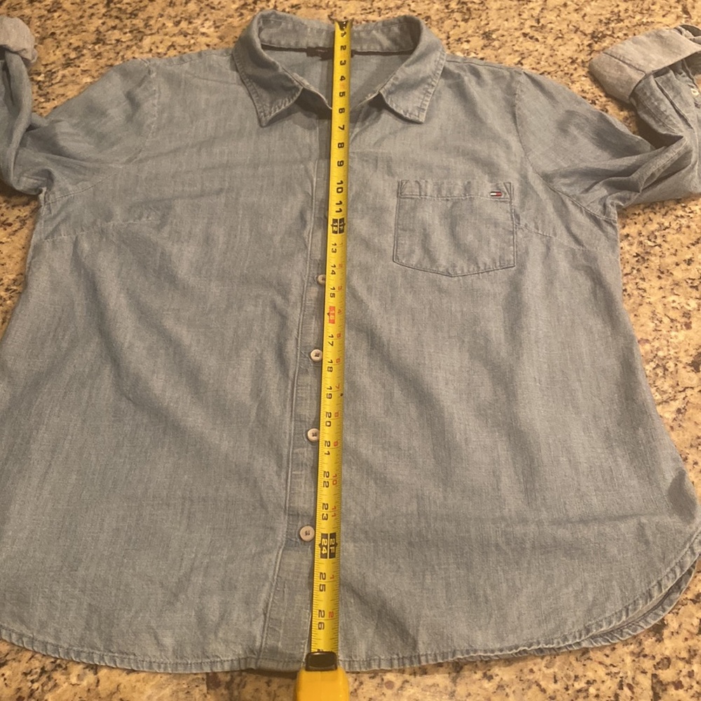 19:02 - 3/$25 Bundle Only - Tommy Hilfiger Denim Shirt - Picture 12 of 15